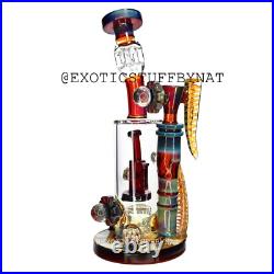 Luxury and Exotic Glass Bong in BOX Water Pipe Style 2