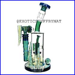 Luxury and Exotic Glass Bong in BOX Water Pipe Style 2