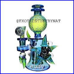 Luxury and Exotic Glass Bong in BOX Water Pipe Style 3