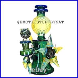 Luxury and Exotic Glass Bong in BOX Water Pipe Style 3