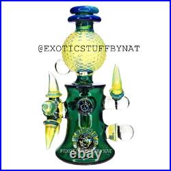 Luxury and Exotic Glass Bong in BOX Water Pipe Style 3