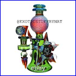 Luxury and Exotic Glass Bong in BOX Water Pipe Style 3