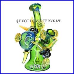 Luxury and Exotic Glass Bong in BOX Water Pipe Style 5
