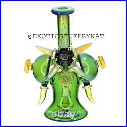 Luxury and Exotic Glass Bong in BOX Water Pipe Style 5