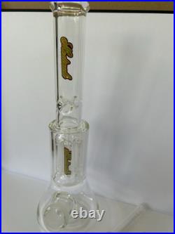 MEDICALI 12 Inch Double Chamber Beaker With 8 Percolators Smoking Tobacco Pipe