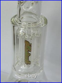 MEDICALI 12 Inch Double Chamber Beaker With 8 Percolators Smoking Tobacco Pipe