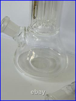 MEDICALI 12 Inch Double Chamber Beaker With 8 Percolators Smoking Tobacco Pipe