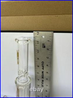 MEDICALI 12 Inch Double Chamber Beaker With 8 Percolators Smoking Tobacco Pipe
