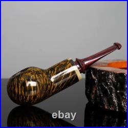 MUXIANG Briar Apple-shape Tobacco Pipe Smooth Wooden Freehand Smoking Pipe Gift