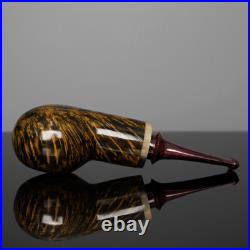 MUXIANG Briar Apple-shape Tobacco Pipe Smooth Wooden Freehand Smoking Pipe Gift