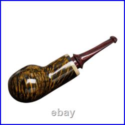 MUXIANG Briar Apple-shape Tobacco Pipe Smooth Wooden Freehand Smoking Pipe Gift