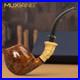 MUXIANG_Briar_Smooth_Freehand_Pipe_Handmade_Wooden_Tobacco_Pipe_Ebonite_Stem_01_okak