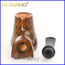 MUXIANG Briar Volcano Pipe Handmade Smooth Tobacco Pipe Wooden Smoking Pipe MUXIANG Briar Volcano Pipe Handmade Smooth Tobacco Pipe Wooden Smoking Pipe