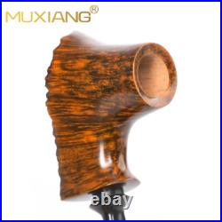 MUXIANG Briar Volcano Pipe Handmade Smooth Tobacco Pipe Wooden Smoking Pipe MUXIANG Briar Volcano Pipe Handmade Smooth Tobacco Pipe Wooden Smoking Pipe