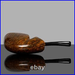 MUXIANG Briar Wooden Vest Pocket Tobacco Pipe Smooth Freehand Pipe Ebonite Stem