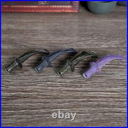 MUXIANG Handmade Briar Freehand Pipe Bent Stem Smooth Tobacco Smoking Pipe