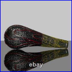 MUXIANG Handmade Briar Freehand Tobacco Pipe Rustic Bulldog Pipe High-end Pipe