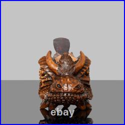 MUXIANG Handmade Briar Tobacco Pipe Rustic Freehand Pipe Carved High-end Pipe