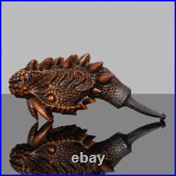 MUXIANG Handmade Briar Tobacco Pipe Rustic Freehand Pipe Carved High-end Pipe