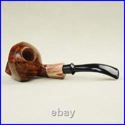 MUXIANG Handmade Briar Wood Freehand Ballerina Tobacco Pipe Smooth Ebonite Stem