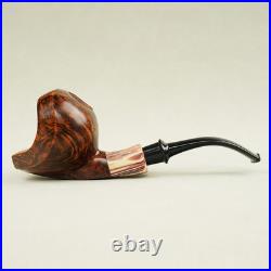 MUXIANG Handmade Briar Wood Freehand Ballerina Tobacco Pipe Smooth Ebonite Stem