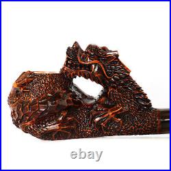 MUXIANG Handmade Freehand Pipe Briar Wooden Tobacco Pipe Dragon Pipe Unsmoked