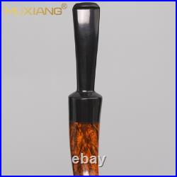 MUXIANG Smooth Acorn Pipe Briar Wooden Tobacco Pipe Cumberland Freehand Pipe