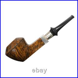 MUXIANG Smooth Eskimo Freehand Pipe Briarwood Tobacco Smoking Pipe Ebonite Stem