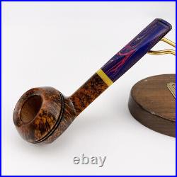 MUXIANG Smooth Freehand Pipe Handmade Briar Wood Bulldog Tobacco Smoking Pipe