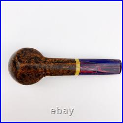 MUXIANG Smooth Freehand Pipe Handmade Briar Wood Bulldog Tobacco Smoking Pipe