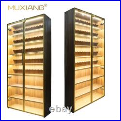 MUXIANG Tobacco Pipe Cabinet Smoking Pipe Collection Rack Stand Hold 72 Pipes