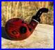 Mahogany_Woodgrain_Classic_Styled_Glass_Stand_Up_Blowfish_Pipe_01_ylp