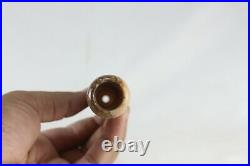 Marble Stone Smoking Pipe Hand Carved Weed Leaf Design New Unique Tobacco Pipe