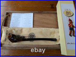 Mastro Geppetto Liscia Smooth Churchwarden Pipe New Unsmoked Estate with box