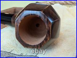 Mastro Geppetto Liscia Smooth Churchwarden Pipe New Unsmoked Estate with box