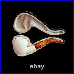 Meerschaum Pipe handmade smoking tobacco pipe 9mm filter or standart unsmoked