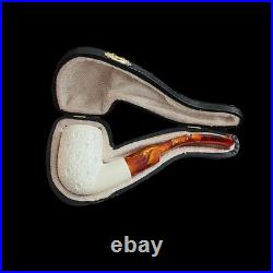 Meerschaum Pipe handmade smoking tobacco pipe unsmoked block meerschaum pipe wit