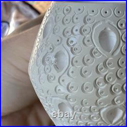 Meerschaum Teardrop Extra Tall Lattice Finish Bulldog Tobacco Pipe by Paykoc