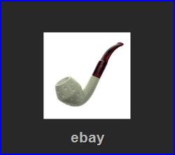 Meerschaum Teardrop Extra Tall Lattice Finish Bulldog Tobacco Pipe by Paykoc