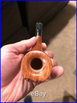 Moretti Pipes Collection Horn Tobacco Pipe (Unsmoked)
