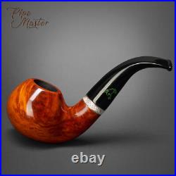Mr. Brog HAND MADE WOODEN TOBACCO SMOKING PIPE 100 Frog Tik BRIAR + BOX