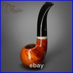 Mr. Brog HAND MADE WOODEN TOBACCO SMOKING PIPE 100 Frog Tik BRIAR + BOX