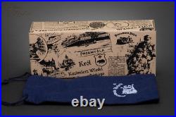 Mr. Brog HAND MADE WOODEN TOBACCO SMOKING PIPE 100 Frog Tik BRIAR + BOX