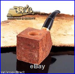 Mr. Brog Tobacco Pipe Briar Wood Block BBK Pre Drilled Beginner DIY Kit