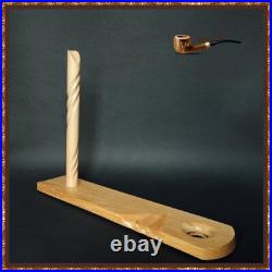Mr. Brog WOODEN SMOKING PIPE Lotr Gandalf Hobbit 151 CHURCHWARDEN 14 Long Natur