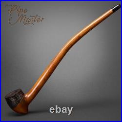 Mr. Brog WOODEN SMOKING PIPE Lotr Gandalf Hobbit Baggins CHURCHWARDEN 14 Rustik