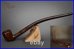 Mr. Brog WOODEN TOBACCO SMOKING PIPE Lotr Gandalf Hobbit 150 CHURCHWARDEN 14 Br