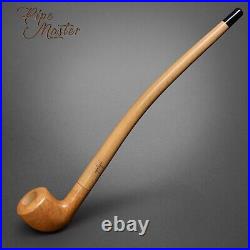 Mr. Brog WOODEN TOBACCO SMOKING PIPE Lotr Gandalf Hobbit 150 CHURCHWARDEN 14 Na