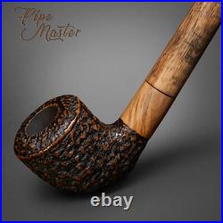 Mr. Brog WOODEN TOBACCO SMOKING PIPE Lotr Gandalf Hobbit 150 CHURCHWARDEN Briar