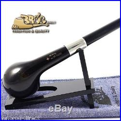 Mr. Brog original HAND MADE long smoking pipe nr. 59 black classic HOBBIT